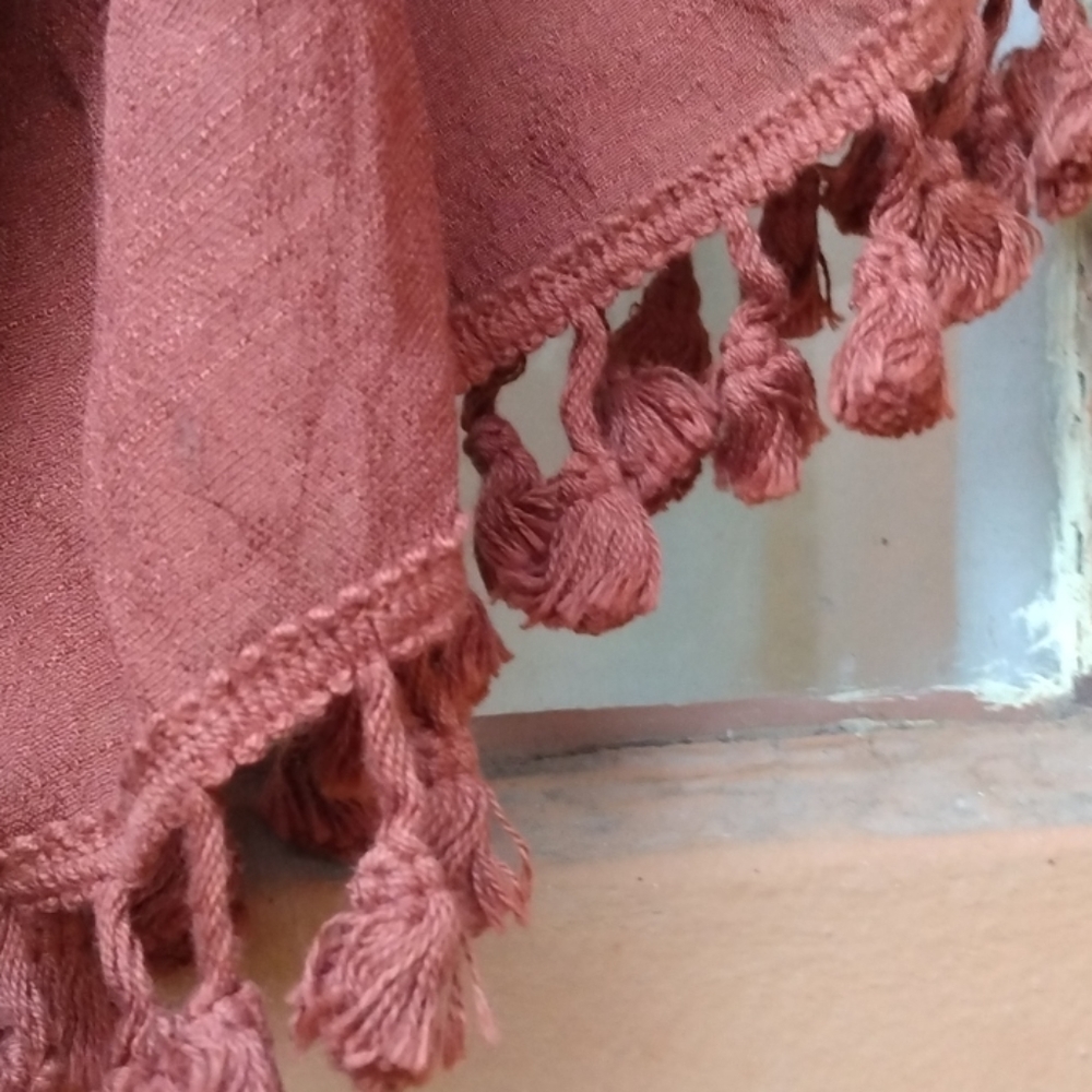 Brick colored blouse - Picture 4 of 6
